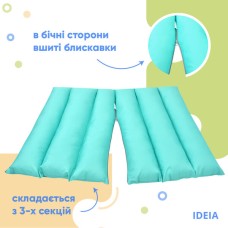 Подушка-трансформер для подорожей ТМ IDEIA 40 x 60 x 10 см ментол