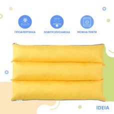 Подушка-трансформер для подорожей ТМ IDEIA 40 x 60 x 10 см жовтий