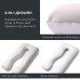 Подушка U-shape, П-подібна для вагітних та відпочинку ТМ IDEIA 140 x 75 x 20 см сіро/біла