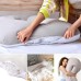Подушка U-shape, П-подібна для вагітних та відпочинку ТМ IDEIA 140 x 75 x 20 см сіро/біла