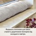 Декоративна подушка валик, 15 x 90 см, утеплювач для вікон та дверей, св. сіра, ТМ IDEIA