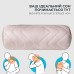 Подушка валик NORDIC COMFORT 15 x 40 см. з повітропроникною вставкою, бежева, ТМ IDEIA