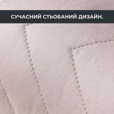 Подушка валик NORDIC COMFORT 15 x 40 см. з повітропроникною вставкою, бежева, ТМ IDEIA