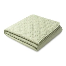 Покривало Лелека 150x220 см, стьобане, гладкофарбоване, Фісташка (Egypt)