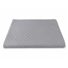 Покривало Лелека 150x220 см, стьобане, гладкофарбоване, графіт (Sky)