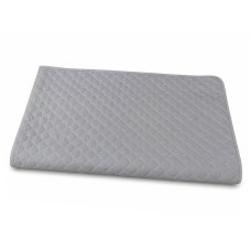 Покривало Лелека 180x220 см, стьобане, гладкофарбоване, графіт (Sky)