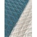 Покривало ArCloud 140 x 215 стьобане двостороннє в сумцi (Romb - Grey+Indian Teal)