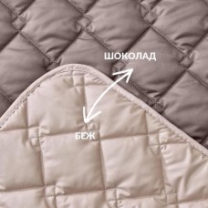 Покривало CUBE двостороннє TM IDEIA 100 x 135 см шоколад/беж