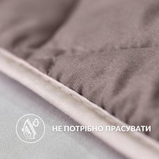 Покривало CUBE двостороннє TM IDEIA 100 x 135 см шоколад/беж