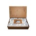 Покривало муслінове Blooming Bedspread 240 x 260 + наволочки 2 шт 50 x 70 (Pandora Blue), ТМ First Choice