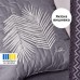 Двостороннє покривало 220 x 240 см та 2 шт подушки 50 x 50 см з вишивкою, ТМ IDEIA
