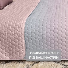 Покривало на ліжко Silhouette 240 x 260 IDEIA двостороннє, міцне стьобання тканини, антиалергенне волоконо