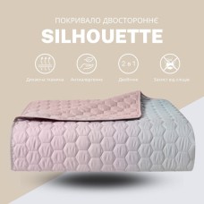 Покривало на ліжко Silhouette 240 x 260 IDEIA двостороннє, міцне стьобання тканини, антиалергенне волоконо