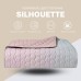 Покривало на ліжко Silhouette 240 x 260 IDEIA двостороннє, міцне стьобання тканини, антиалергенне волоконо