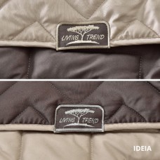 Покривало стьобане двостороннє ЛЮКС TM IDEIA 220 x 240 см шоколад/беж Покривало стьобане двостороннє ЛЮКС TM IDEIA 220 x 240 см шоколад/беж