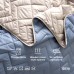 Покривало стьобане двостороннє ЛЮКС TM IDEIA 240 x 260 см джинс/св.сірий
