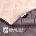 Покривало стьобане двостороннє Стиль Cube TM IDEIA 210 x 240 см шоколад/беж