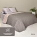 Покривало стьобане двостороннє стиль IZZI TM IDEIA 220 x 240 см сірий/беж Покривало стьобане двостороннє стиль IZZI TM IDEIA 220 x 240 см сірий/беж