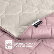 Покрывало Стиль Cube TM IDEIA 210 x 240 см пудра/св.сірий