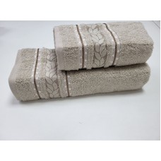 Рушники махрові 2 шт VIP COTTON FILIZ, беж Рушники махрові 2 шт VIP COTTON FILIZ, беж
