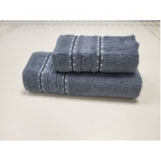 Рушники махрові 2 шт VIP COTTON FILIZ, джинс Рушники махрові 2 шт VIP COTTON FILIZ, джинс