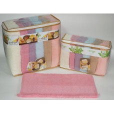 Рушники махрові Cestepe Cotton Delux Жаккард 70 x 140 (Leonardo Sacakli)