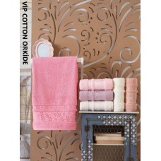 Рушники махрові Cestepe VIP Cotton 70 x 140 (Orkide)
