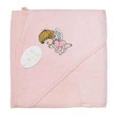 Дитячий махровий рушник 100 x 100 см, з куточком та петелькою, Gul-U (1), ТМ Gulcan Дитячий махровий рушник 100 x 100 см, з куточком та петелькою, Gul-U (1), ТМ Gulcan