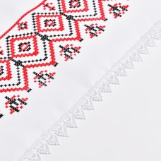 Рушник серветки з українським орнаментом Ideia 40 x 140 см з мереживом