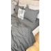 Постільна білизна Style Washed Cotton, варена бавовна, сіра в чорну смужку Постільна білизна Style Washed Cotton, варена бавовна, сіра в чорну смужку