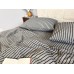 Постільна білизна Style Washed Cotton, варена бавовна, сіра в чорну смужку Постільна білизна Style Washed Cotton, варена бавовна, сіра в чорну смужку