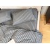 Постільна білизна Style Washed Cotton, варена бавовна, сіра в чорну смужку Постільна білизна Style Washed Cotton, варена бавовна, сіра в чорну смужку