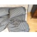 Постільна білизна Style Washed Cotton, варена бавовна, сіра в чорну смужку Постільна білизна Style Washed Cotton, варена бавовна, сіра в чорну смужку