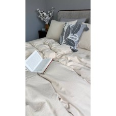 Постільна білизна Creamy Beige W1361, варена бавовна, Washed Cotton Постільна білизна Creamy Beige W1361, варена бавовна, Washed Cotton