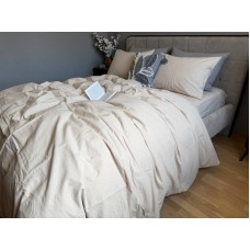 Постільна білизна Creamy Beige W1361, варена бавовна, Washed Cotton Постільна білизна Creamy Beige W1361, варена бавовна, Washed Cotton