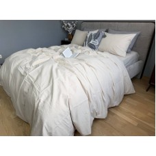 Постільна білизна Creamy Beige W1361, варена бавовна, Washed Cotton