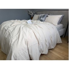 Постільна білизна Creamy Beige W1361, варена бавовна, Washed Cotton Постільна білизна Creamy Beige W1361, варена бавовна, Washed Cotton