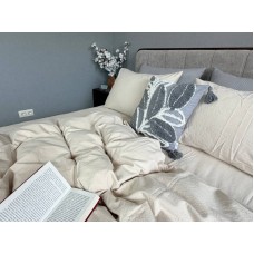 Постільна білизна Creamy Beige W1361, варена бавовна, Washed Cotton Постільна білизна Creamy Beige W1361, варена бавовна, Washed Cotton