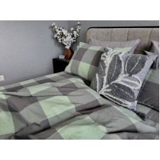 Постільна білизна Green Kilt Washed Cotton, варена бавовна, затишний шотландський стиль. Постільна білизна Green Kilt Washed Cotton, варена бавовна, затишний шотландський стиль.