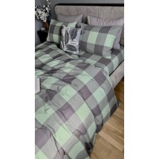 Постільна білизна Green Kilt Washed Cotton, варена бавовна, затишний шотландський стиль. Постільна білизна Green Kilt Washed Cotton, варена бавовна, затишний шотландський стиль.