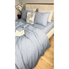 Постільна білизна Jeans Washed Cotton, варена бавовна, м’який джинсовий колір Постільна білизна Jeans Washed Cotton, варена бавовна, м’який джинсовий колір