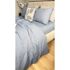 Постільна білизна Jeans Washed Cotton, варена бавовна, м’який джинсовий колір Постільна білизна Jeans Washed Cotton, варена бавовна, м’який джинсовий колір