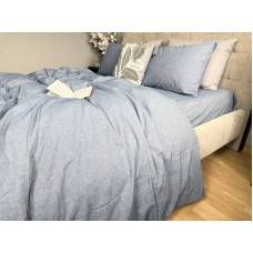 Постільна білизна Jeans Washed Cotton, варена бавовна, м’який джинсовий колір Постільна білизна Jeans Washed Cotton, варена бавовна, м’який джинсовий колір