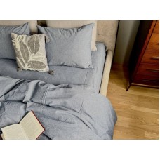 Постільна білизна Jeans Washed Cotton, варена бавовна, м’який джинсовий колір Постільна білизна Jeans Washed Cotton, варена бавовна, м’який джинсовий колір