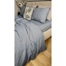 Постільна білизна Jeans Washed Cotton, варена бавовна, м’який джинсовий колір Постільна білизна Jeans Washed Cotton, варена бавовна, м’який джинсовий колір