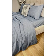 Постільна білизна Jeans Washed Cotton, варена бавовна, м’який джинсовий колір Постільна білизна Jeans Washed Cotton, варена бавовна, м’який джинсовий колір