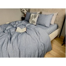 Постільна білизна Jeans Washed Cotton, варена бавовна, м’який джинсовий колір Постільна білизна Jeans Washed Cotton, варена бавовна, м’який джинсовий колір
