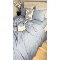 Постільна білизна Jeans Washed Cotton, варена бавовна, м’який джинсовий колір Постільна білизна Jeans Washed Cotton, варена бавовна, м’який джинсовий колір