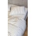 Постільна білизна Magic Washed Cotton, варена бавовна в тонку чорну смужку