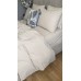 Постільна білизна Mini Bell Washed Cotton, кремова варена бавовна у тонку бежеву смужку